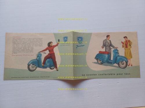 Adler Junior 98 scooter depliant FRANCESE originale