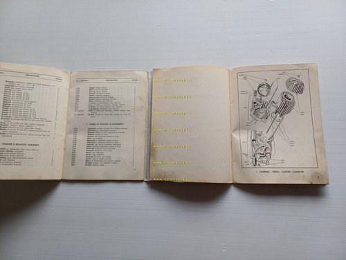 Aermacchi 125 2T 1958 catalogo ricambi originale