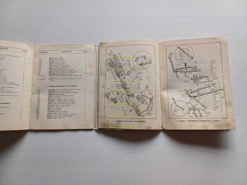 Aermacchi 125 2T 1958 catalogo ricambi originale