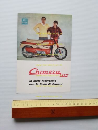 Aermacchi Chimera 175 1957 depliant originale italiano