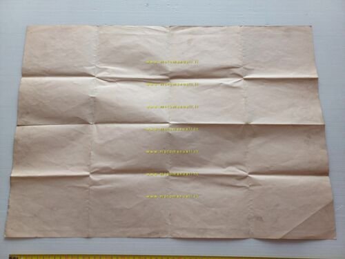 Aermacchi disegno originale assieme cilindro motore 250 1963 no poster …