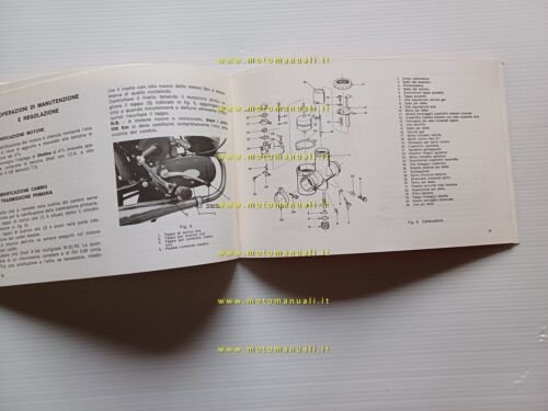 Aermacchi Harley-Davidson 125 De Luxe manuale uso manutenzione ITALIANO original