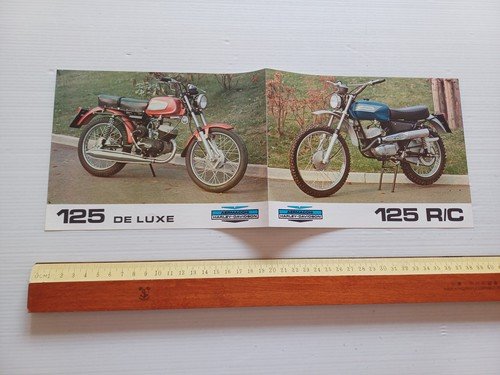 Aermacchi Harley-Davidson 125 R/C - 125 De Luxe 1972 depliant …