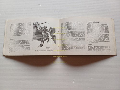 Aermacchi Harley-Davidson 350 GT 1972 manuale uso libretto originale Italiano