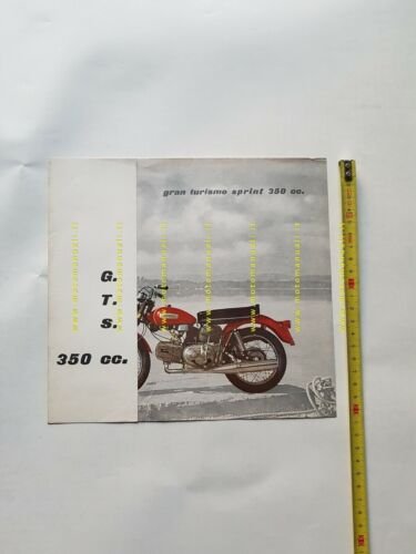 Aermacchi Harley-Davidson 350 GTS 1970 depliant italiano originale brochure