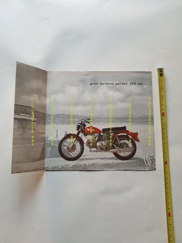 Aermacchi Harley-Davidson 350 GTS 1970 depliant italiano originale brochure