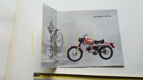 Aermacchi Harley-Davidson Aletta Scrambler 125 1969 depliant originale brochure