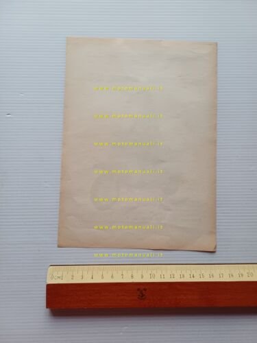 Aermacchi Harley-Davidson Brezza 150 scooter 1963 depliant italiano originale