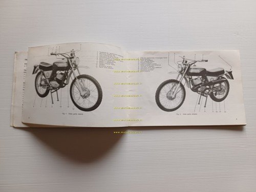 Aermacchi Harley-Davidson RC 125 1972 manuale uso ITALIANO originale