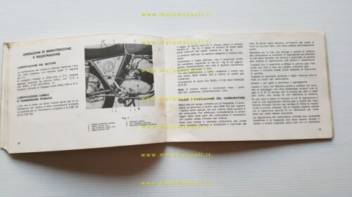 Aermacchi Harley-Davidson RC 125 manuale uso ITALIANO originale