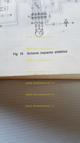 Aermacchi Harley-Davidson RC 125 manuale uso ITALIANO originale