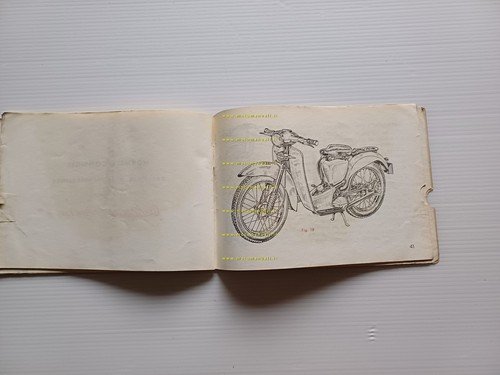 Aermacchi scooter Zeffiro 125 - Ghibli 125 1955 manuale uso …