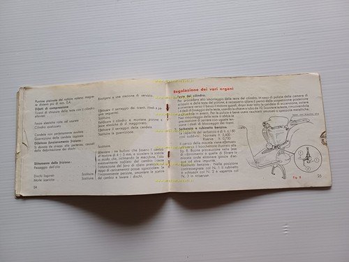 Aermacchi scooter Zeffiro 125 - Ghibli 125 1955 manuale uso …