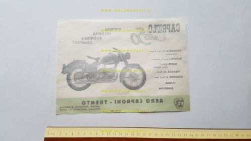 Aerocaproni Capriolo 150 depliant originale italiano