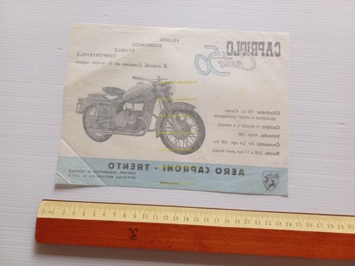 Aerocaproni Capriolo 150 depliant originale italiano