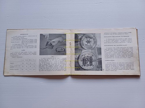 AeroCaproni Capriolo 75 manuale uso manutenzione + catalogo ricambi originale