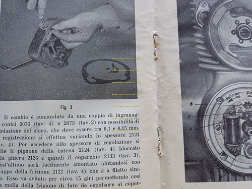 AeroCaproni Capriolo 75 manuale uso manutenzione + catalogo ricambi originale