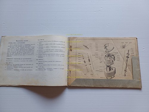 AeroCaproni Capriolo 75 manuale uso manutenzione + catalogo ricambi originale