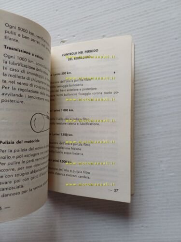 Aeromere Capriolo 100 1961 manuale uso manutenzione libretto originale