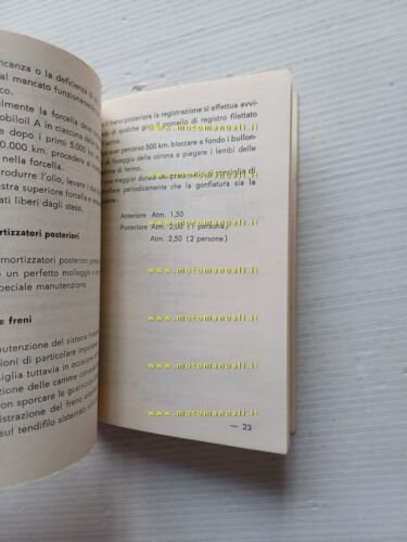 Aeromere Capriolo 100 1961 manuale uso manutenzione libretto originale