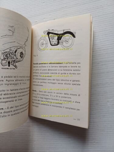 Aeromere Capriolo 100 1961 manuale uso manutenzione libretto originale