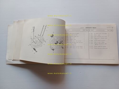 Aeromere Capriolo 125 1957-58 catalogo ricambi originale