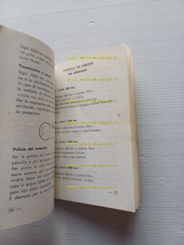 Aeromere Capriolo 125 1960 manuale uso manutenzione libretto originale