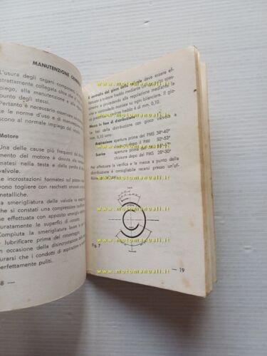 Aeromere Capriolo 125 1960 manuale uso manutenzione libretto originale