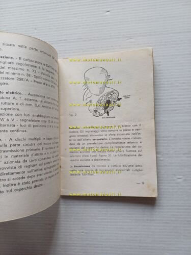 Aeromere Capriolo 125 1960 manuale uso manutenzione libretto originale