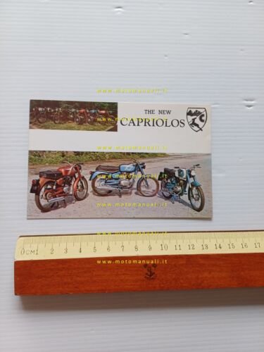 Aeromere Capriolo 75 100 125 cartolina pubblicitaria originale importatore USA