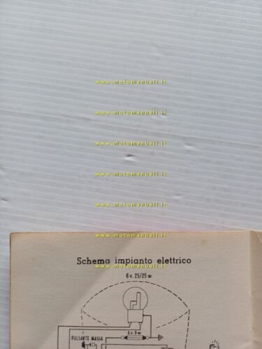 Aeromere Capriolo 75 1958 manuale uso manutenzione libretto originale