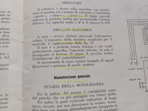 Aeromere Capriolo 75 Normale-Turismo Speciale manuale uso manutenzione originale