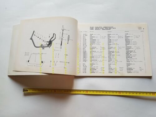 Agrati Capri 50 Scooter 1966 catalogo ricambi originale spare parts …