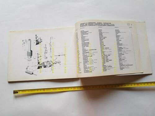 Agrati Capri 50 Scooter 1966 catalogo ricambi originale spare parts …