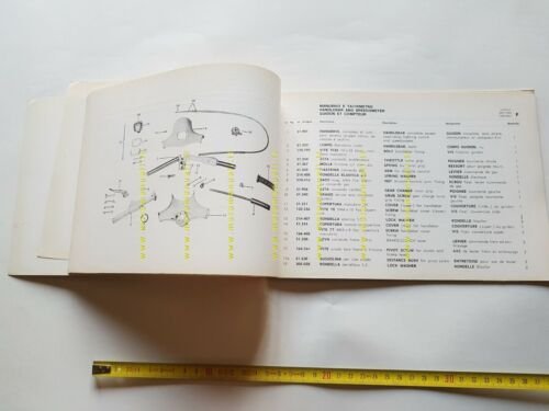 Agrati Capri 50 Scooter 1968 catalogo ricambi originale spare parts …