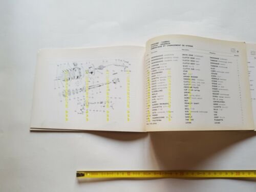 Agrati Capri 50 Scooter 1968 catalogo ricambi originale spare parts …