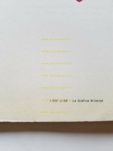 Agrati Capri 50 Scooter 1968 catalogo ricambi originale spare parts …