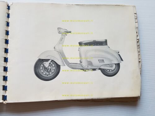 Agrati Capri 80 scooter 1960 catalogo ricambi originale spare parts …