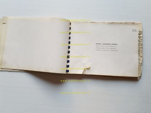 Agrati Capri 80 scooter 1960 catalogo ricambi originale spare parts …