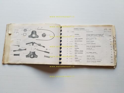 Agrati Capri 80 scooter 1960 catalogo ricambi originale spare parts …