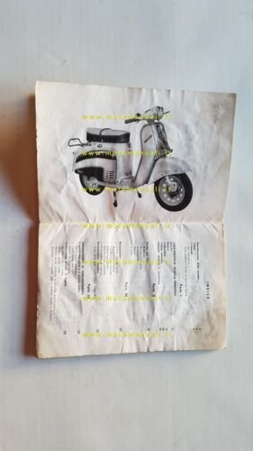 Agrati Capri Scooter 50 1968 manuale uso libretto originale owner's …