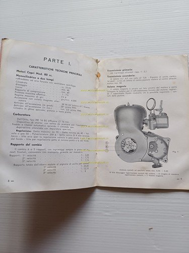 Agrati Capri Scooter 80 manuale uso manutenzione libretto istruzioni originale