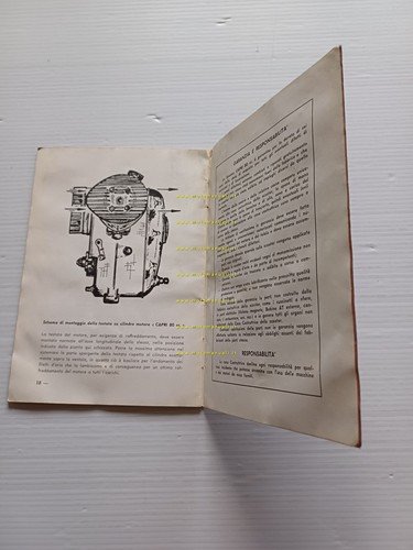 Agrati Capri Scooter 80 manuale uso manutenzione libretto istruzioni originale