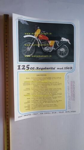 AIM 125 Regolarit mod. 150 R 1978 depliant originale moto …