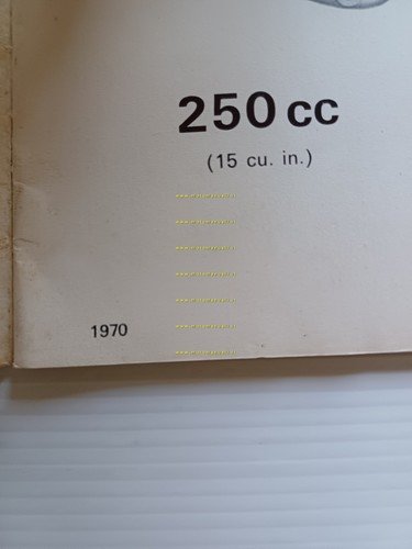 AJS 250 - 370 Stormer Y Series 1970 manuale uso …