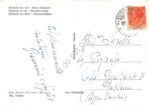 Albisola Mare Bagni Miramare auto d'epoca 1955 | Immagine Gallery 2