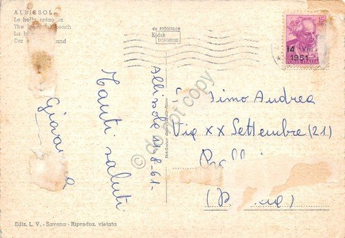 Albissola spiaggia 1961