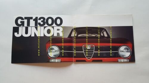 Alfa Romeo 1300 GT Spider Junior 1971 depliant OLANDESE originale …