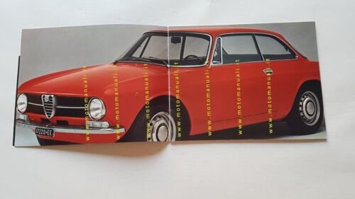 Alfa Romeo 1300 GT Spider Junior 1971 depliant OLANDESE originale …