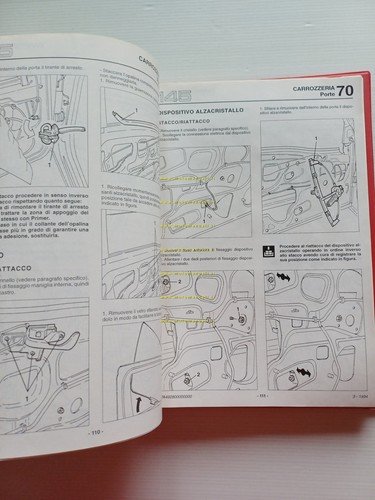 Alfa Romeo 145-146 1994-6 manuale officina Carrozzeria- Climatizzatore originale